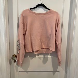 A&F pink sweater